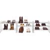 imageSIMPLE HOUSEWARE 3Tier Stackable Mesh Shoe Rack SilverSilver