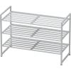 imageSIMPLE HOUSEWARE 3Tier Stackable Mesh Shoe Rack SilverSilver