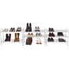 imageSIMPLE HOUSEWARE 3Tier Stackable Mesh Shoe Rack SilverSilver