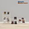imageSIMPLE HOUSEWARE 3Tier Stackable Mesh Shoe Rack SilverWhite