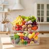 imageSimple Houseware 2 Pack Stackable Large Wide Entry Basket Bin White 17InchWhite