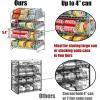 imageSimple Houseware 2 Tier Stackable Can Rack Silver 2 PackSilver