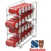 imageSimple Houseware 2PK Front Loading Tall skinny Can Dispenser ChromeSilver