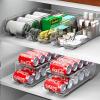 imageSimple Houseware 2Pack FrontLoading Beverage Soda Can Organizer Dispenser Clear2 Pack