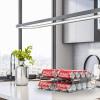 imageSimple Houseware 2Pack FrontLoading Beverage Soda Can Organizer Dispenser Clear2 Pack