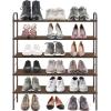 imageSimple Houseware 2Tier Shoe Rack Storage Organizer GreyBronze