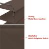 imageSimple Houseware 2Tier Shoe Rack Storage Organizer GreyBronze