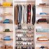 imageSimple Houseware 2Tier Shoe Rack Storage Organizer GreyBronze