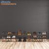 imageSimple Houseware 2Tier Shoe Rack Storage Organizer GreyBronze