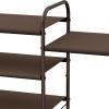 imageSimple Houseware 2Tier Shoe Rack Storage Organizer GreyBronze