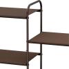 imageSimple Houseware 2Tier Shoe Rack Storage Organizer GreyBronze