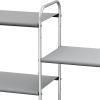 imageSimple Houseware 2Tier Shoe Rack Storage Organizer GreyGrey