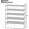 imageSimple Houseware 2Tier Shoe Rack Storage Organizer GreyGrey
