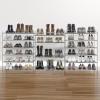 imageSimple Houseware 2Tier Shoe Rack Storage Organizer GreyGrey