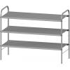 imageSimple Houseware 2Tier Shoe Rack Storage Organizer GreyGrey