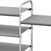 imageSimple Houseware 2Tier Shoe Rack Storage Organizer GreyGrey