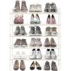 imageSimple Houseware 2Tier Shoe Rack Storage Organizer GreyWhite