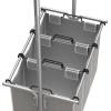 imageSimple Houseware 3 Bags Laundry Sorter with Extensible Clothes Hanging RodSilver