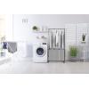 imageSimple Houseware 3 Bags Laundry Sorter with Extensible Clothes Hanging RodSilver