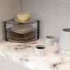 imageSimple Houseware 3Tier Counter Corner Shelf Organizer SilverBronze