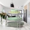 imageSimple Houseware 3Tier Counter Corner Shelf Organizer SilverSilver