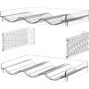 imageSimple Houseware 3Tier Stackable Water Bottle Storage Organizer Clear  Space Saving Bottle Holder for Kitchen Pantry and Refrigerator  Fits Stanley 40 oz Tumbler2Tier