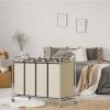 imageSimple Houseware 4Bag Heavy Duty Laundry Sorter Rolling Cart SilverAssortedChrome