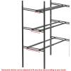 imageSimple Houseware 4Tier Expandable and Stackable Shoe Racks with Shelves for 16 Pairs of Shoes Black3Tier