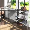 imageSimple Houseware 4Tier Expandable and Stackable Shoe Racks with Shelves for 16 Pairs of Shoes Black4Tier
