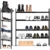 imageSimple Houseware 4Tier Expandable and Stackable Shoe Racks with Shelves for 16 Pairs of Shoes Black4Tier