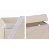 imageSimple Houseware Double Laundry Hamper with Lid and Removable Bags BlackBeige