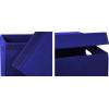 imageSimple Houseware Double Laundry Hamper with Lid and Removable Bags BlackDark Blue