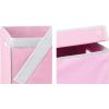 imageSimple Houseware Double Laundry Hamper with Lid and Removable Bags BlackPink