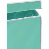 imageSimple Houseware Double Laundry Hamper with Lid and Removable Bags BlackTurquoise