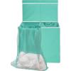 imageSimple Houseware Double Laundry Hamper with Lid and Removable Bags BlackTurquoise