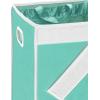 imageSimple Houseware Double Laundry Hamper with Lid and Removable Bags BlackTurquoise