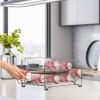 imageSimple Houseware Dual Row Front Loading Can Dispenser ChromeBronze
