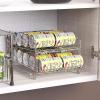 imageSimple Houseware Dual Row Front Loading Can Dispenser ChromeChrome