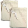 imageSimple Houseware Extra Large Natural Cotton Laundry Bag Beige 28quot x 36quot  2 Pack2 Pack