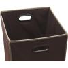 imageSimple Houseware Foldable Closet Laundry Hamper Basket BlackBrown