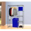 imageSimple Houseware Foldable Closet Laundry Hamper Basket BlackDark Blue