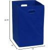 imageSimple Houseware Foldable Closet Laundry Hamper Basket BlackDark Blue