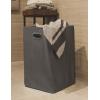 imageSimple Houseware Foldable Closet Laundry Hamper Basket BlackDark Grey