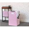 imageSimple Houseware Foldable Closet Laundry Hamper Basket BlackPink