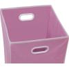 imageSimple Houseware Foldable Closet Laundry Hamper Basket BlackPink