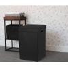 imageSimple Houseware Foldable Laundry Hamper Basket with Lid BlackBlack