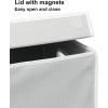 imageSimple Houseware Foldable Laundry Hamper Basket with Lid BlackGrey