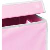 imageSimple Houseware Foldable Laundry Hamper Basket with Lid BlackPink