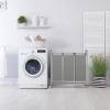 imageSimple Houseware HeavyDuty 3Bag Laundry Sorter Cart SilverSilver