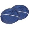 imageSimple Houseware Mesh PopUp Laundry Hamper Basket with Side Pocket BlackDark Blue